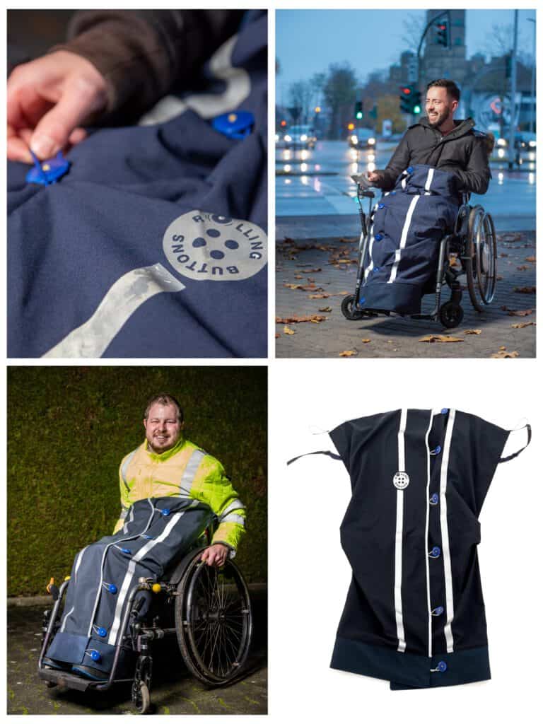 Rollstuhldecke in verschiedenen Designs